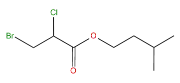 Isopentyl 3-bromo-2-chloropropanoate